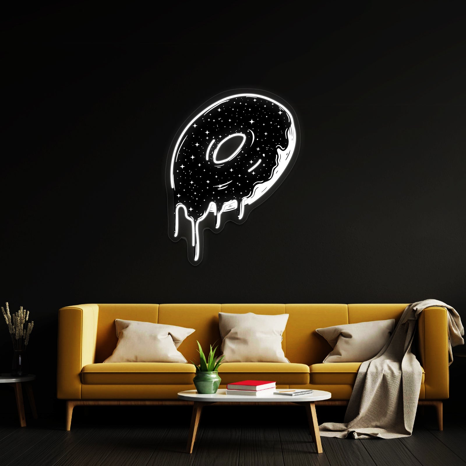 Galaxy Doughnut Artwork Neon Led Signs