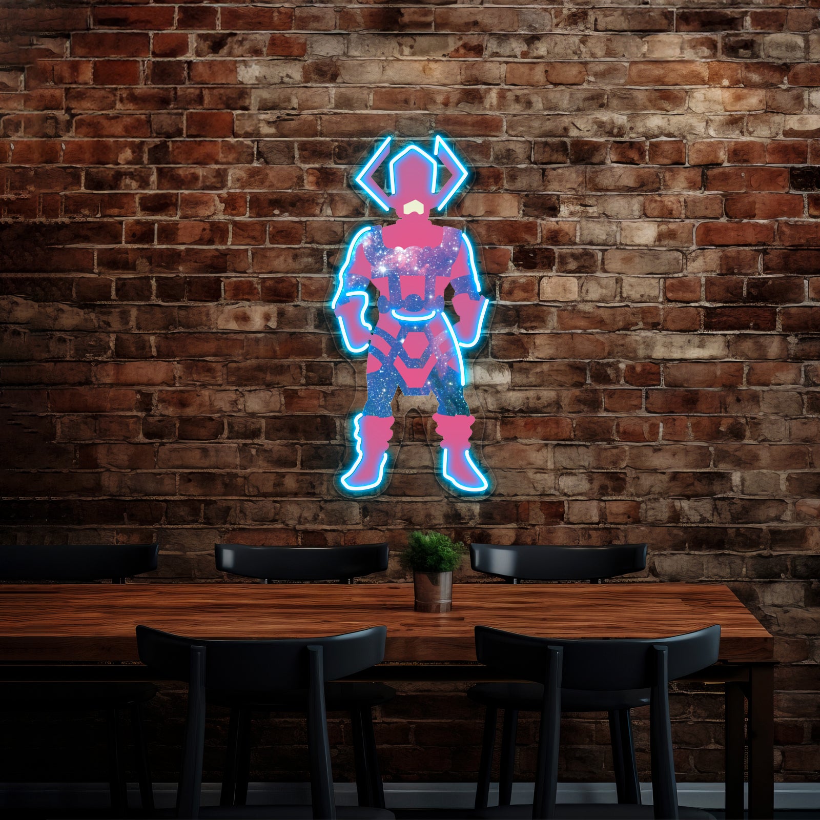 Galaxy Galactus Artwork Neon Led Signs