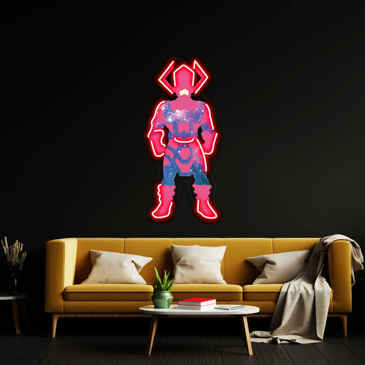 Galaxy Galactus Artwork Neon Led Signs