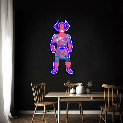 Galaxy Moon Neon Sign Wall Art Decor - Shineneon
