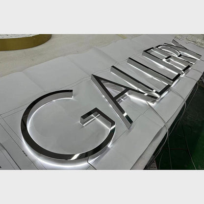 Galiery 3D Backlit Channel Letters Led Light Sign - Shineneon