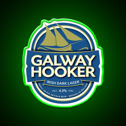 Galway Hooker Beer Bar Decor Led Neon Sign Rgb Color - LED neon sign view 8