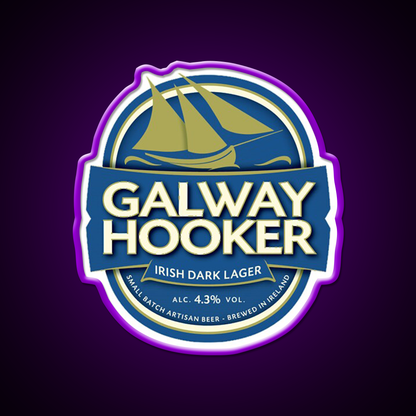 Galway Hooker Beer Bar Decor Led Neon Sign Rgb Color - LED neon sign view 9