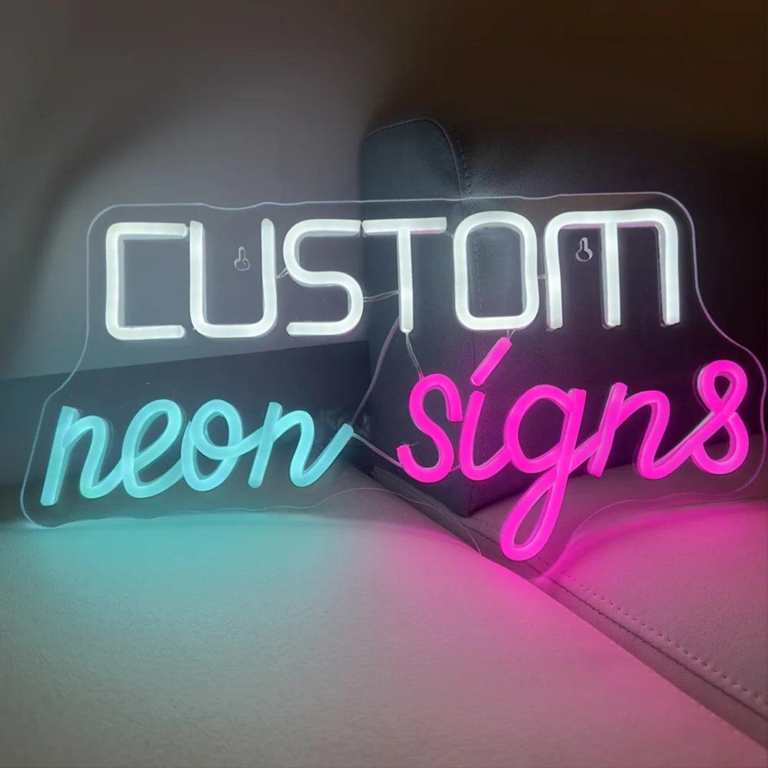 Game Box Pink Blue Led Neon Sign Gaming Room Decor | Shineneon