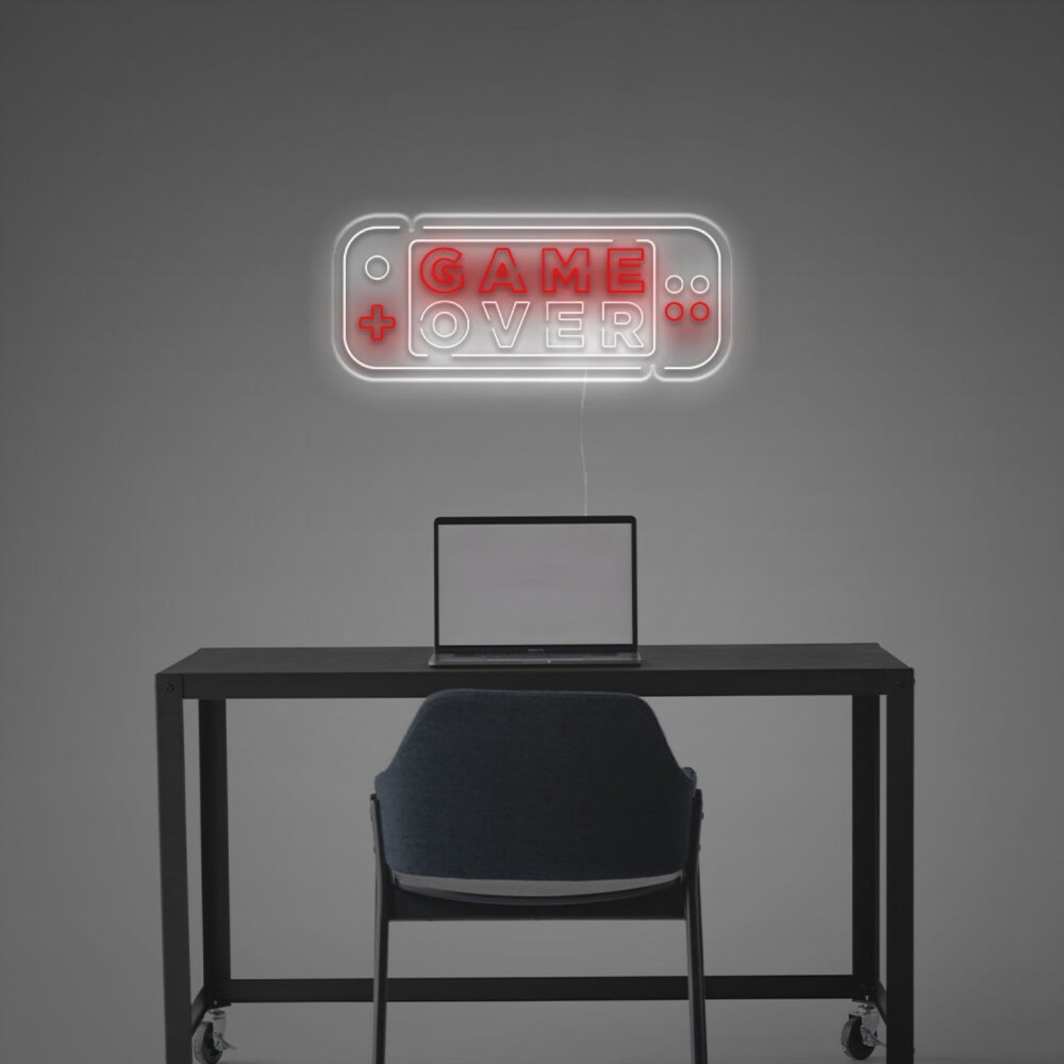 Game Console With Game Over Led Neon Sign - Shineneon