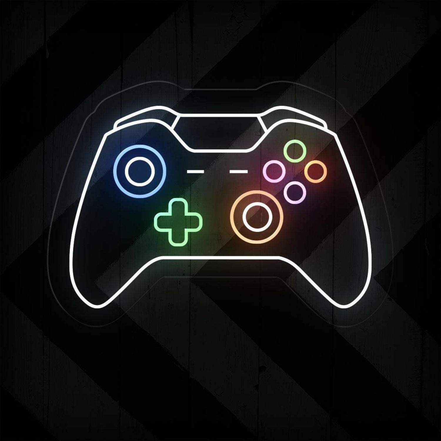 Game Controller Led Neon Sign With Multicolor Buttons For Gaming Room Decor | Shineneon