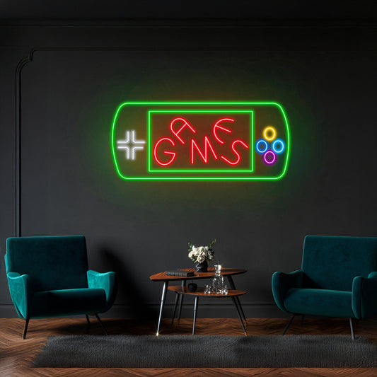 Game Controller Led Sign