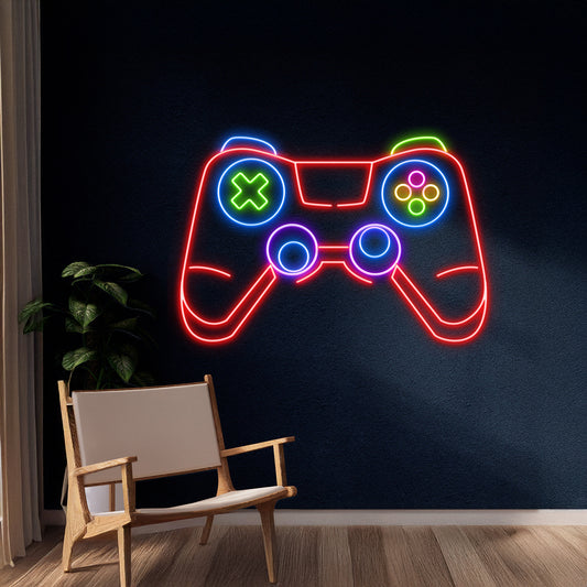 Game Controller Neon Sign