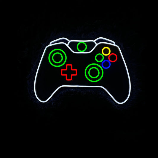 Game Controller Neon Sign Custom Gamer Neon Sign