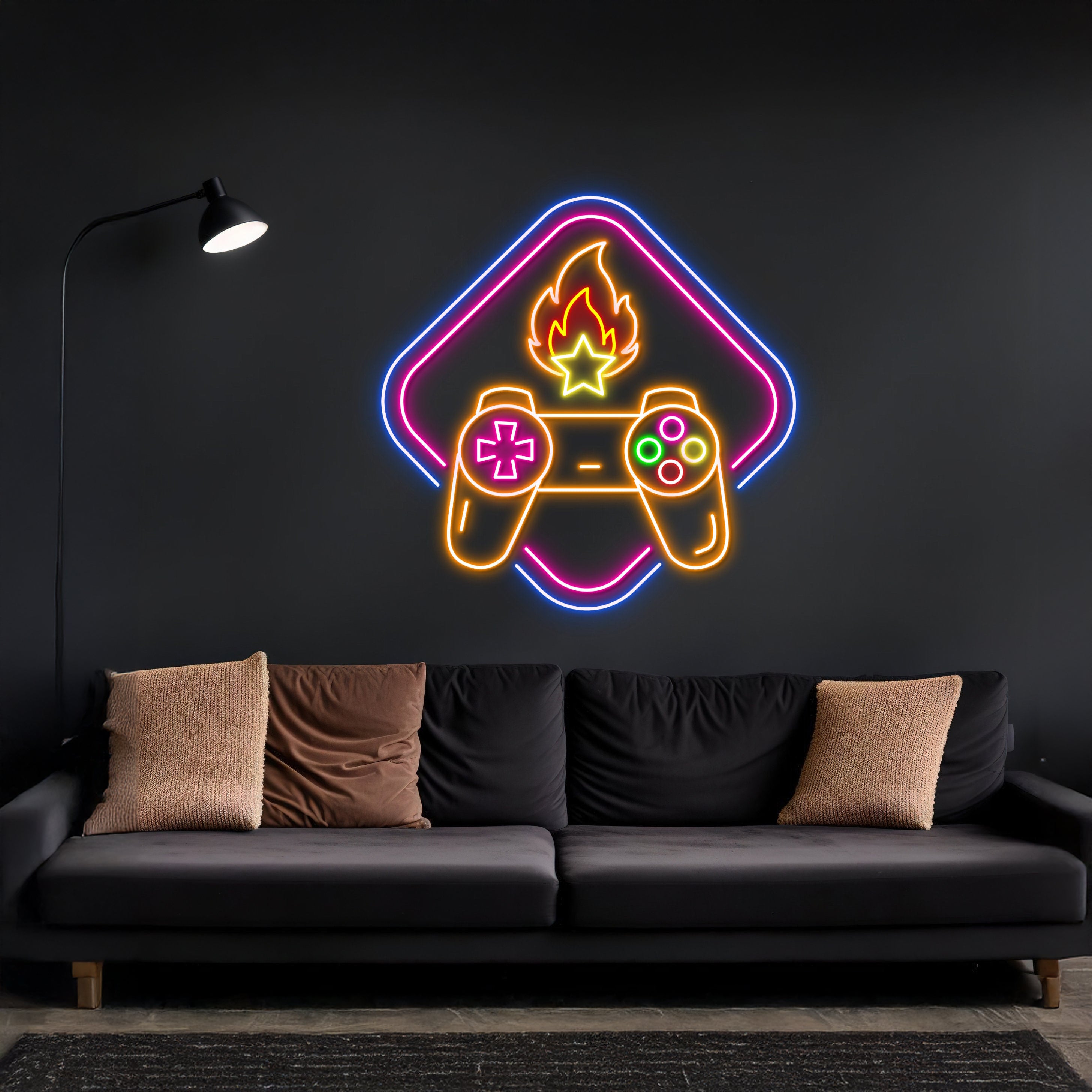 Game Controller Neon Sign Game Led Sign | Shineneon