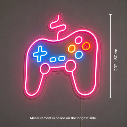 Game Controller Neon Sign Wall Art LED Neon Sign size image