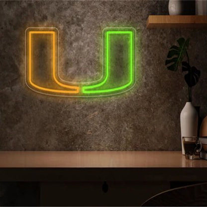 Game Day Celebrations With The University Of Miami Led Neon Sign | Shineneon