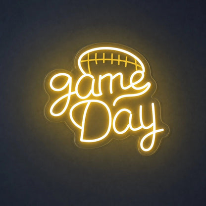Game Day Football Home LED Neon Sign - Shineneon