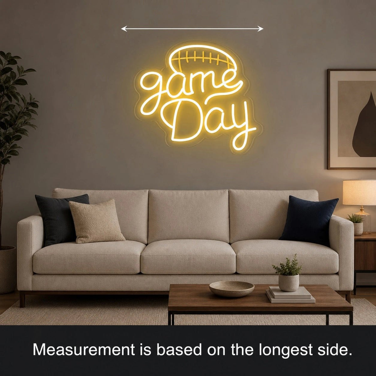 Game Day Football Home LED Neon Sign - Shineneon