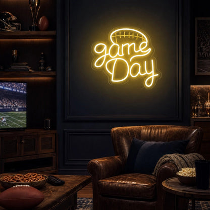 Game Day Football Home LED Neon Sign - Shineneon