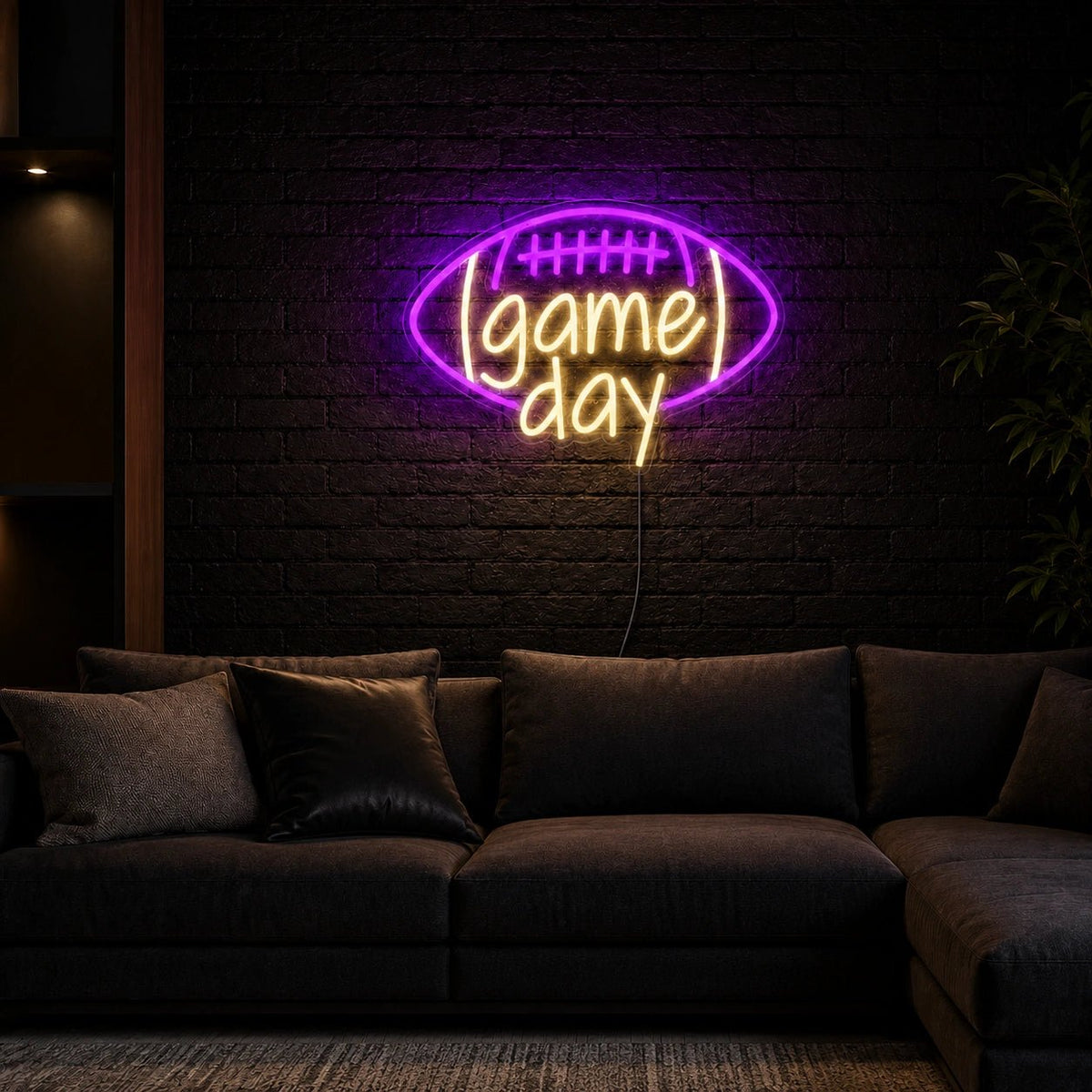 Game Day Football LED Neon Sign - Shineneon