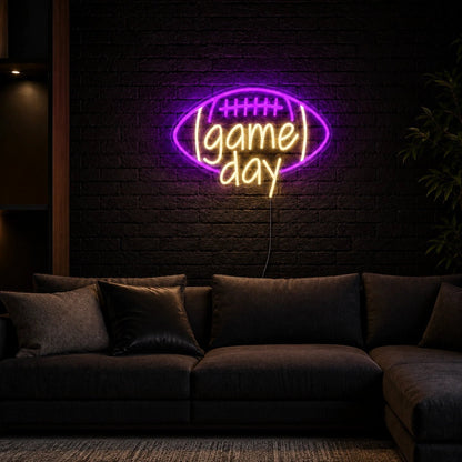 Game Day Football LED Neon Sign - Shineneon