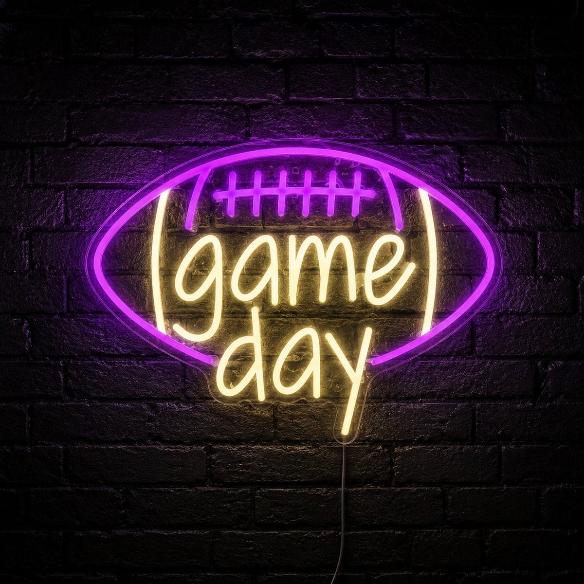 Game Day Football LED Neon Sign - Shineneon