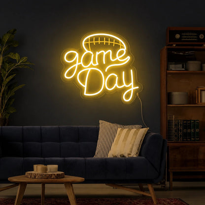Game Day Football Man Cave LED Neon Sign Man Cave Neon Sign - Shineneon