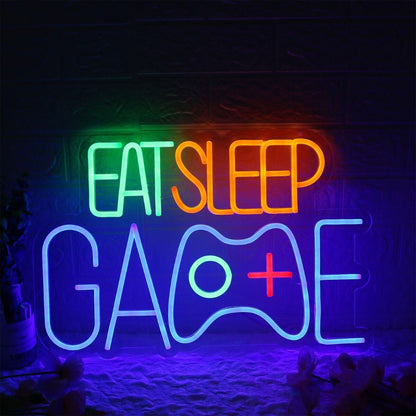 Game Eat Sleep Custom Led Neon Sign - Shineneon
