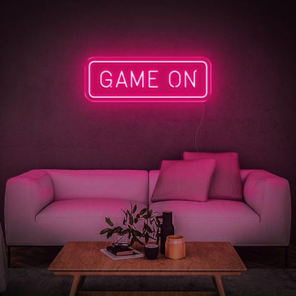 Game On Green White Led Neon Sign For Gaming Room Decor | Shineneon
