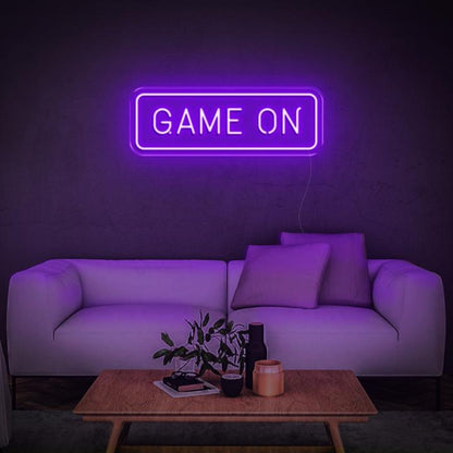 Game On Green White Led Neon Sign For Gaming Room Decor | Shineneon