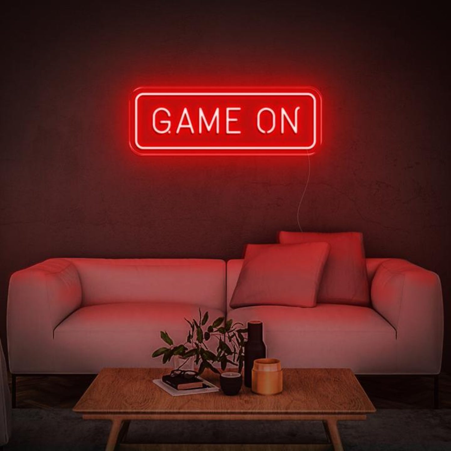 Game On Green White Led Neon Sign For Gaming Room Decor | Shineneon