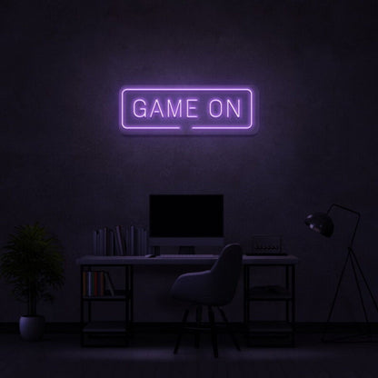 Game On Led Neon Sign Game Rooms And Sports Enthusiasts - Shineneon