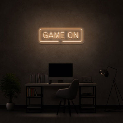 Game On Led Neon Sign Game Rooms And Sports Enthusiasts - Shineneon