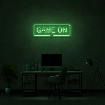 Game On Led Neon Sign Game Rooms And Sports Enthusiasts - Shineneon
