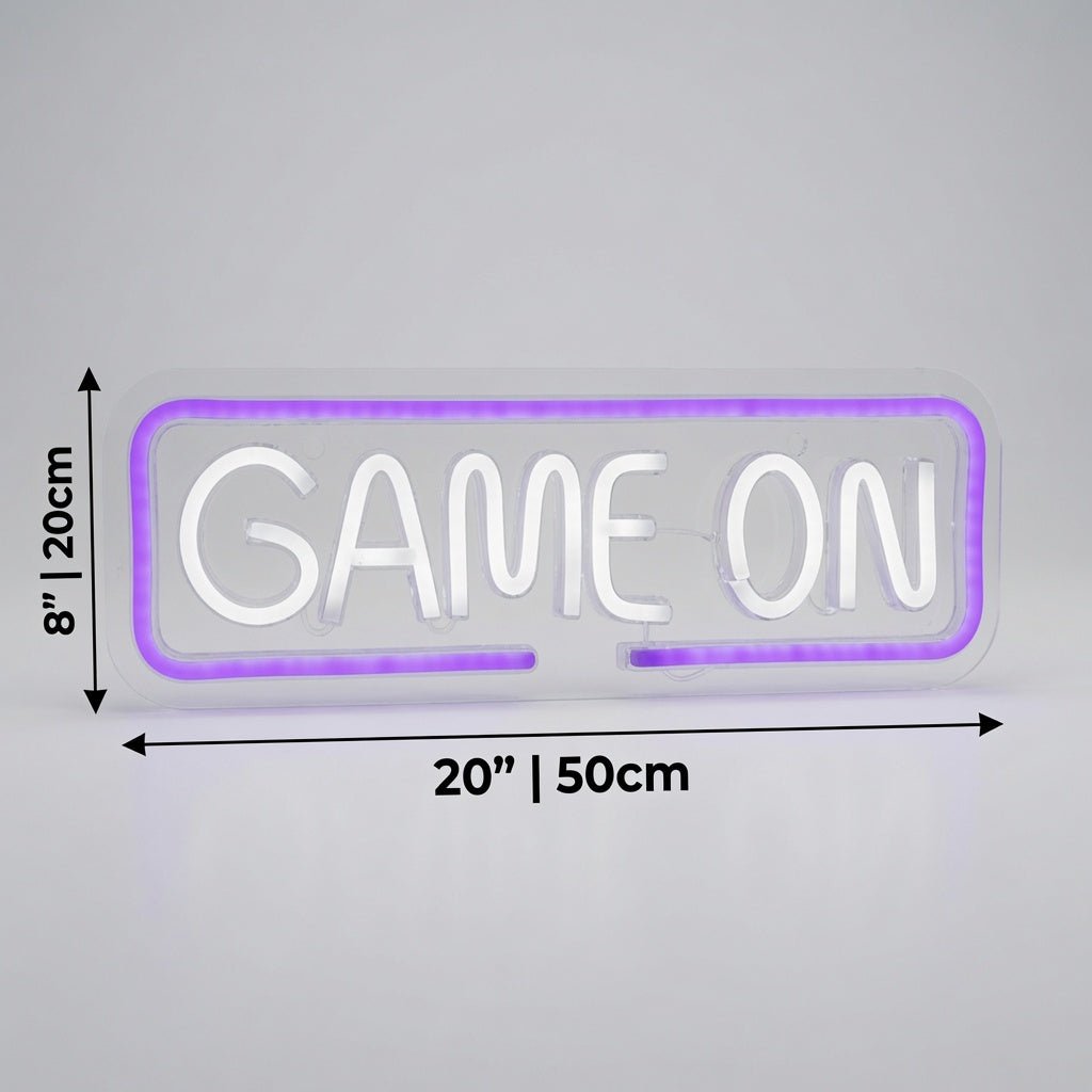 Game On LED Neon Sign Wall Decor - Shineneon