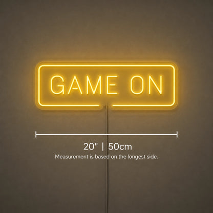 Game On Wall Neon Sign LED Neon Sign size image