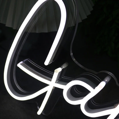 Game On White Custom Led Neon Sign - Shineneon