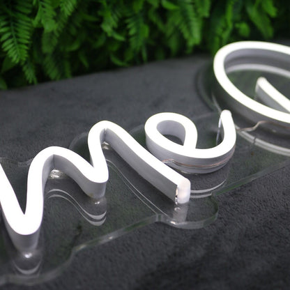 Game On White Custom Led Neon Sign | Shineneon