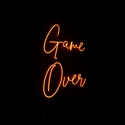 Game Over LED Neon Sign - 01 Original Product Image