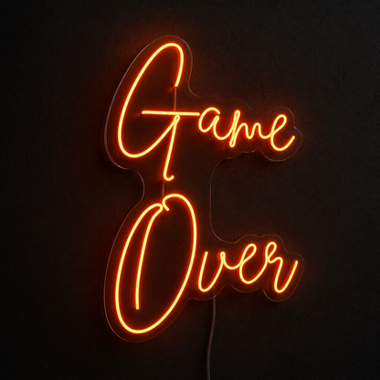 Game Over LED Neon Sign - 02 High-Converting Product Image