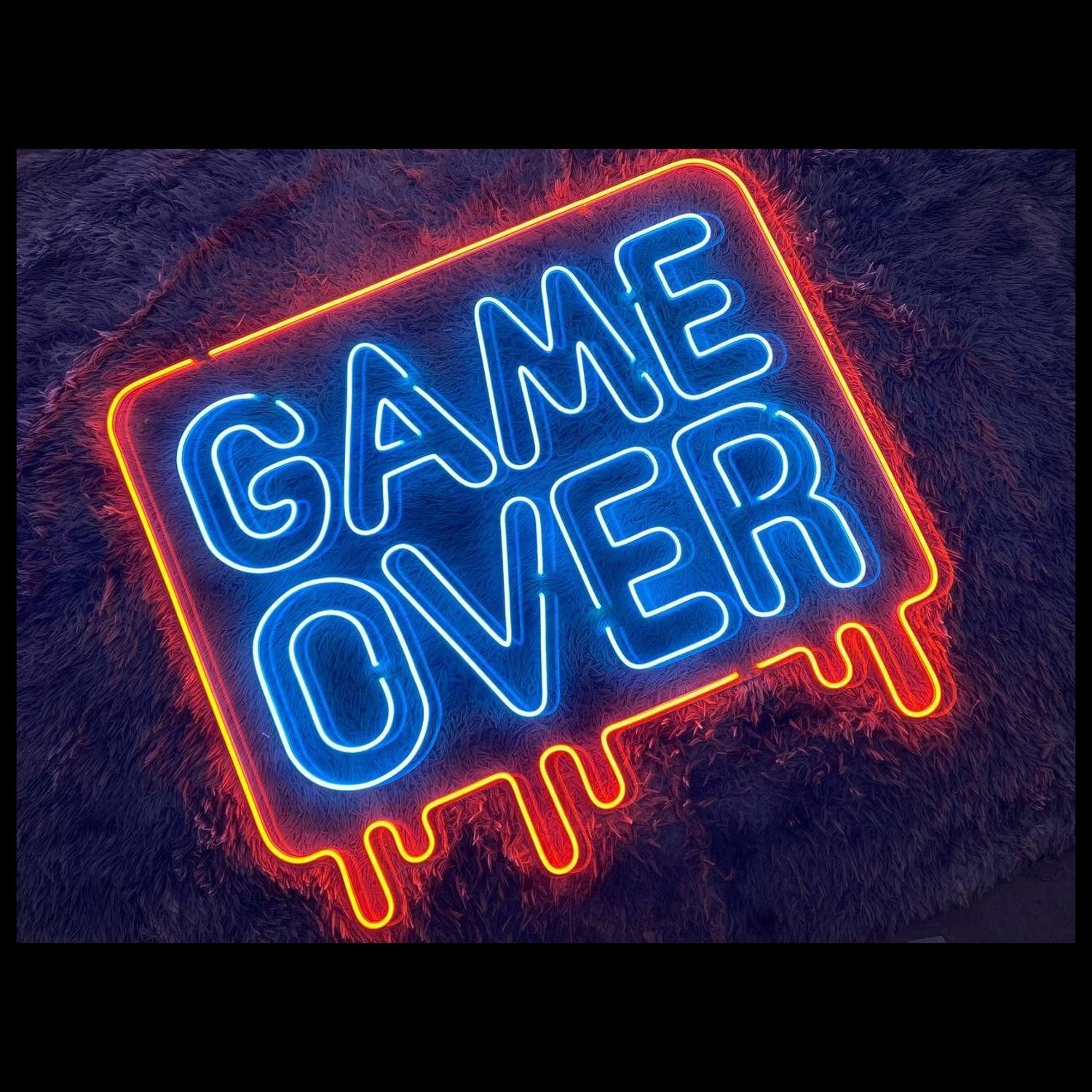 Game Over Led Neon Sign Ideal Bar Man Cave Room Decoration - Shineneon