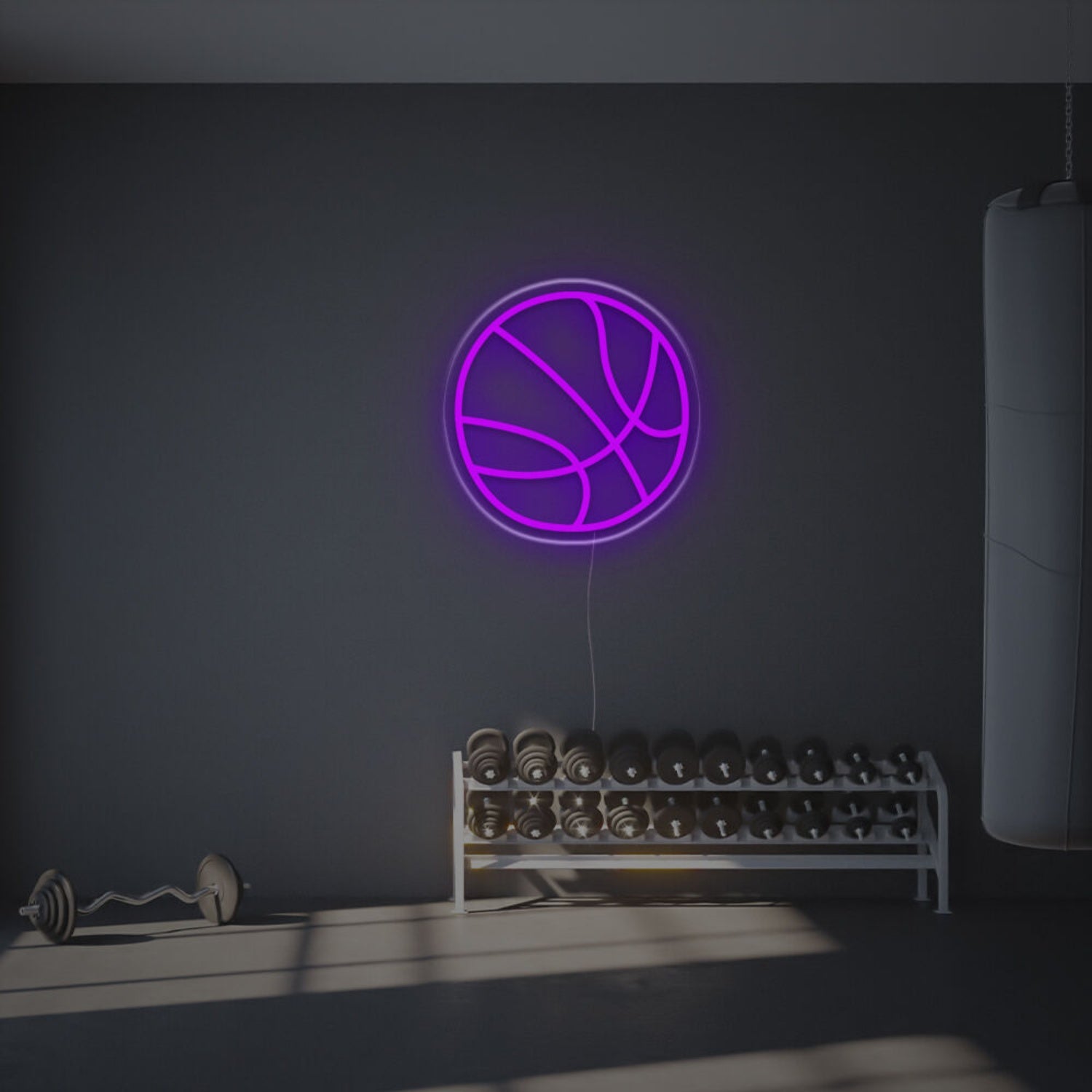 Game Room And Bar Atmosphere With The Basketball For Gym Led Neon Sign | Shineneon