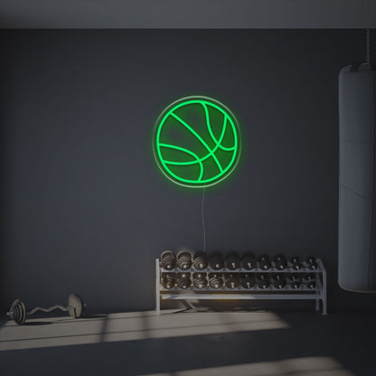 Game Room And Bar Atmosphere With The Basketball For Gym Led Neon Sign | Shineneon