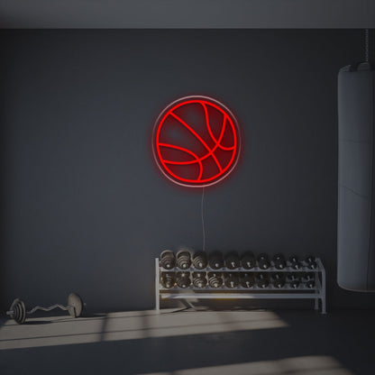 Game Room And Bar Atmosphere With The Basketball For Gym Led Neon Sign | Shineneon