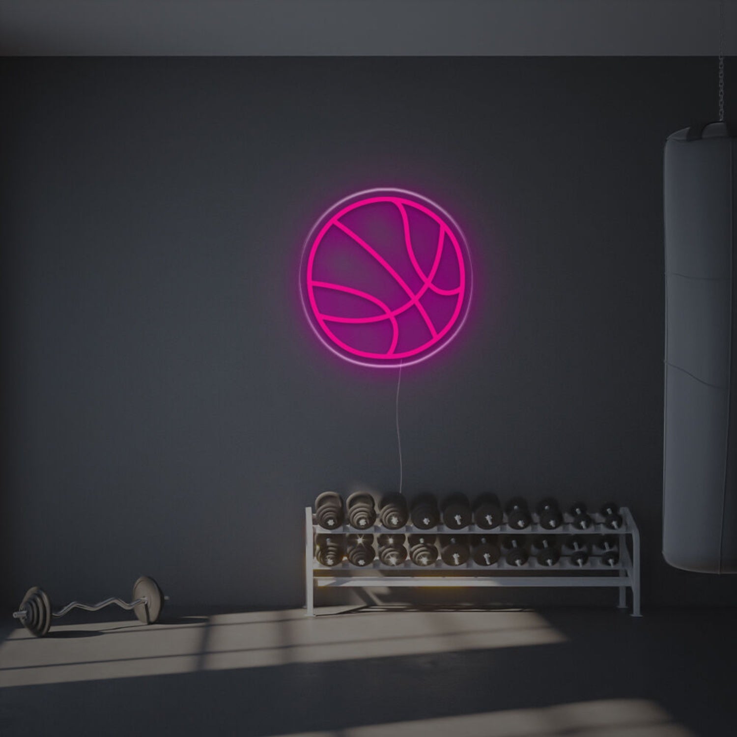 Game Room And Bar Atmosphere With The Basketball For Gym Led Neon Sign | Shineneon