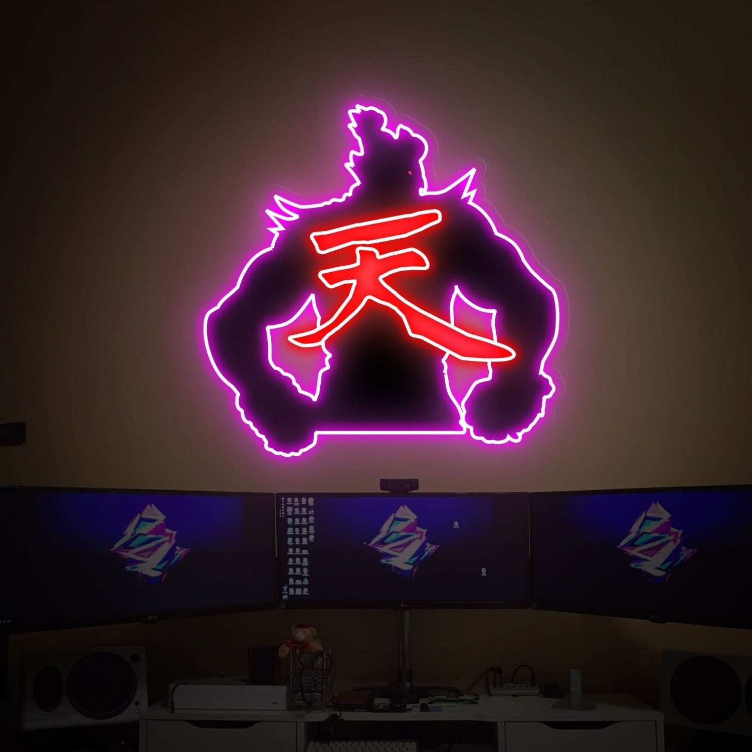 Game Room Bar Street Fighter Led Uv Led Neon Sign - Shineneon
