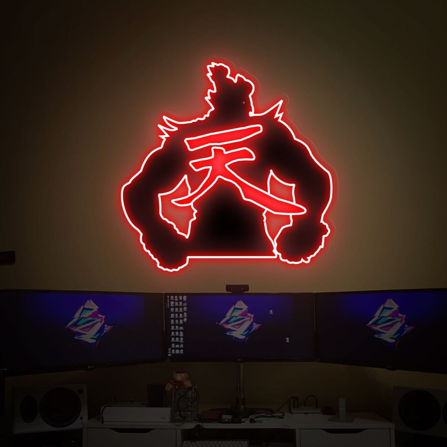 Game Room Bar Street Fighter Led Uv Led Neon Sign - Shineneon