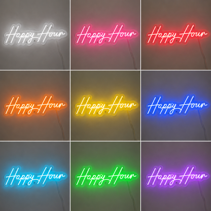 Game Room Basement Lounge Wall Decor LED Neon Sign color grid
