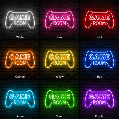 Game Room Controller Outline Neon Sign LED Neon Sign color grid