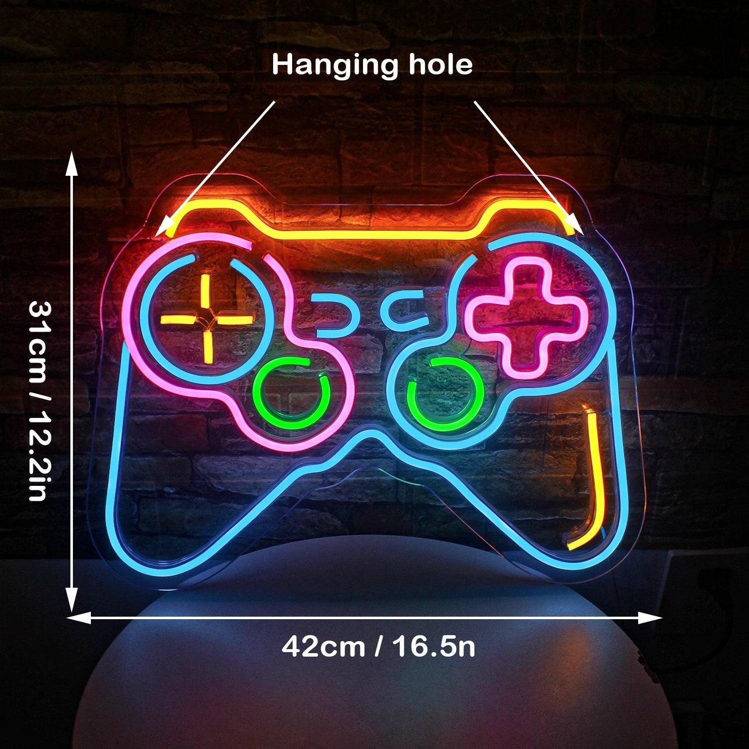 Game Room Decor Multi-Color Gaming Controller Led Neon Sign For Gaming Wall Art | Shineneon