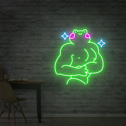 Game Room Parties And Home Frog Led Neon Sign - Shineneon