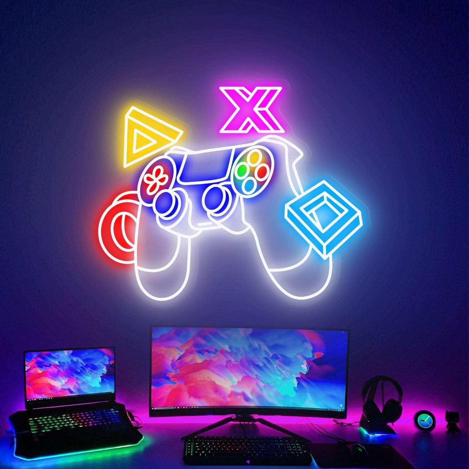 Game Room Party Game Controller Led Neon Sign Room Decor - Shineneon