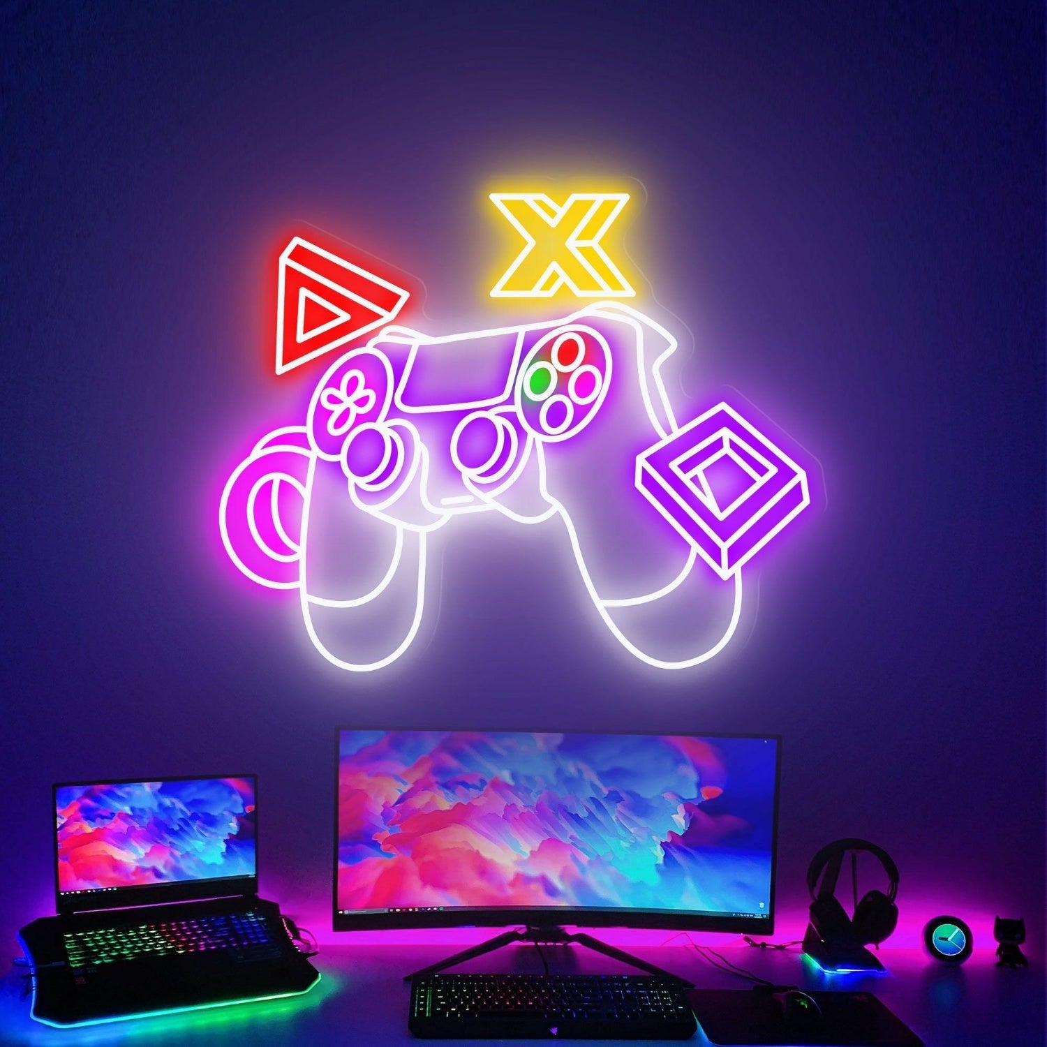 Game Room Party Game Controller Led Neon Sign Room Decor - Shineneon