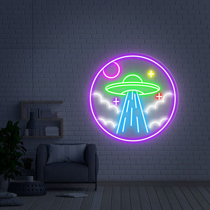 Game Room To Wedding Ufo Led Neon Sign | Shineneon
